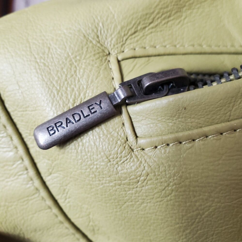 Bradley Bayou Large Leather Light Green Jacket Size 2X - Picture 3 of 9